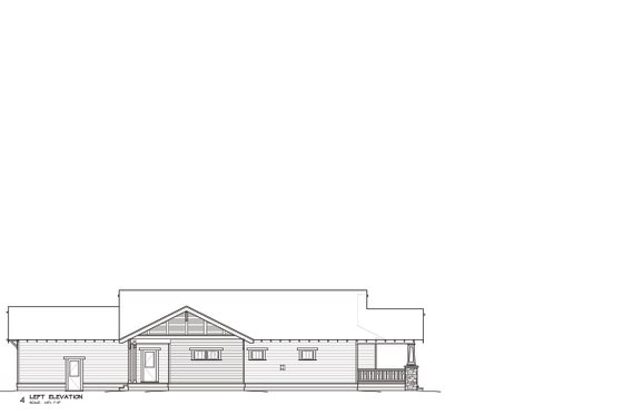 Exterior - Other Elevation for Craftsman House Plan #434-4 - 3 bed, 2.5 bath