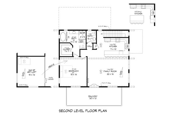 Floor Plan - Upper Floor for Traditional House Plan #932-543 - 3 bed, 3 bath