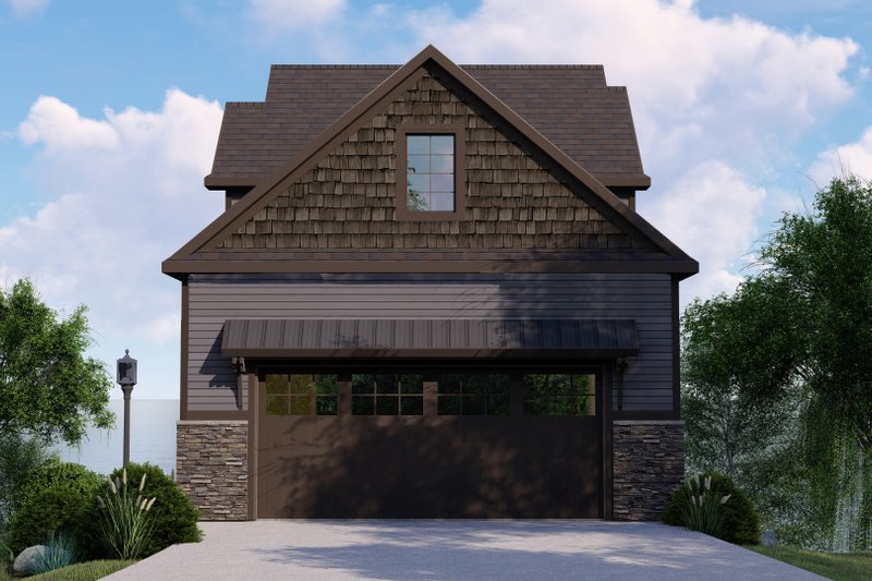 Architectural House Design - Cottage Exterior - Front Elevation Plan #1064-343