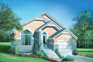 Traditional Exterior - Front Elevation Plan #25-1167