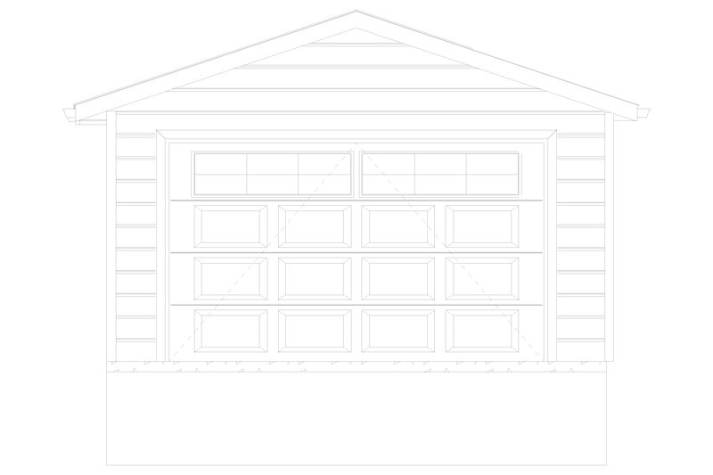 Architectural House Design - Exterior - Front Elevation 6 for Traditional House Plan #1060-93, 0 bath