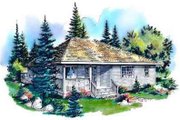 Traditional Style House Plan - 3 Beds 2 Baths 1217 Sq/Ft Plan #18-322 