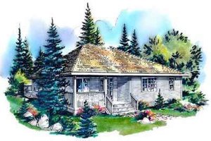 Traditional Exterior - Front Elevation Plan #18-322