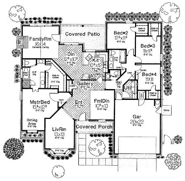 European Floor Plan - Main Floor Plan #310-882