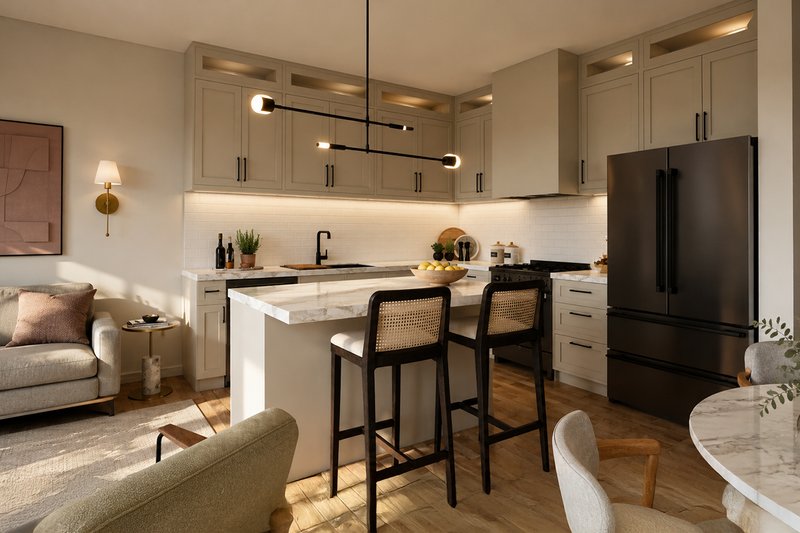 Dream House Plan - Interior - Kitchen for Modern House Plan #124-1472 - 10 bed, 10 bath