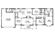 Ranch Style House Plan - 3 Beds 2.5 Baths 1672 Sq/Ft Plan #57-640 