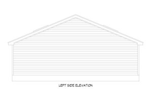 Exterior - Other Elevation for Southern House Plan #932-777, 1 bath