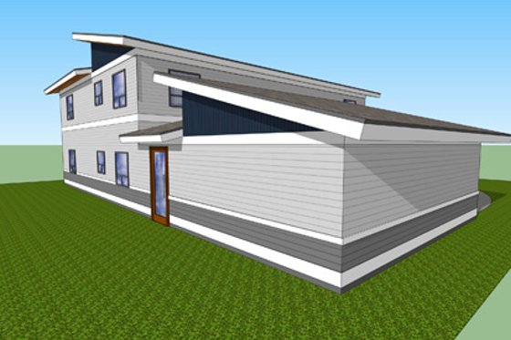 Photo 6 for Modern House Plan #518-9 - 4 bed, 3 bath