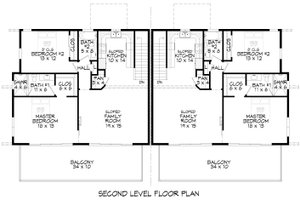 Floor Plan - Main Floor for Beach House Plan #932-1167 - 6 bed, 6 bath