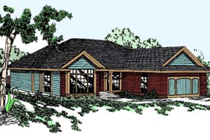 Dream House Plan - Traditional Exterior - Front Elevation Plan #60-522