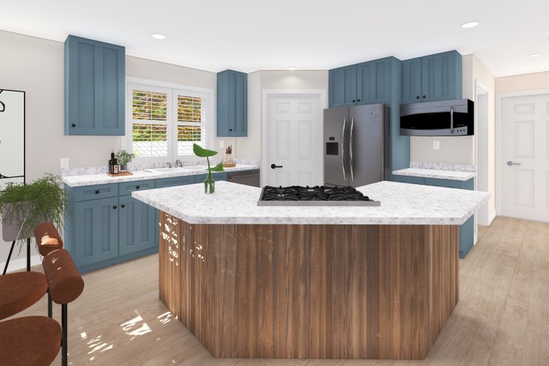 Home Plan - Interior - Kitchen for Craftsman House Plan #1060-271 - 3 bed, 2 bath
