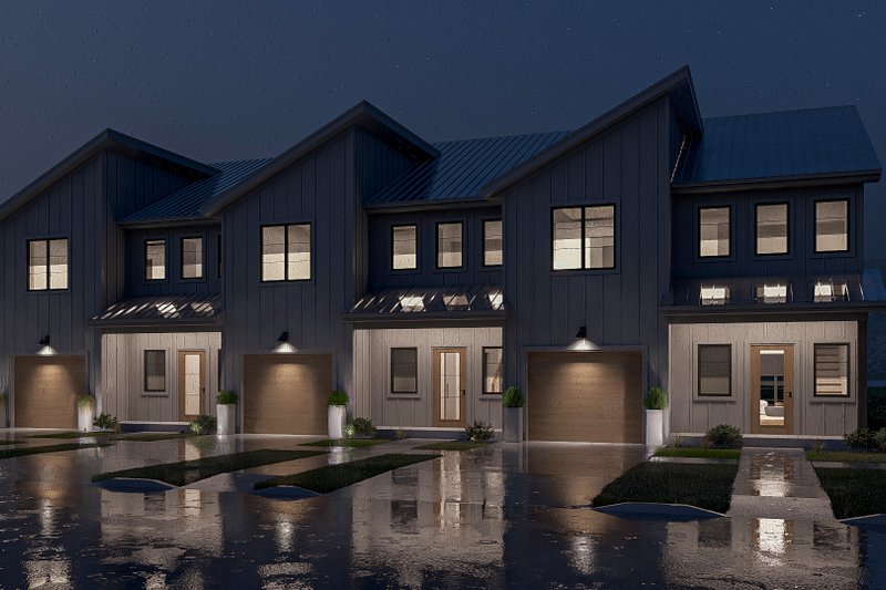 House Plan Design - Exterior - Other Elevation 5 for Modern House Plan #455-824 - 3 bed, 3 bath