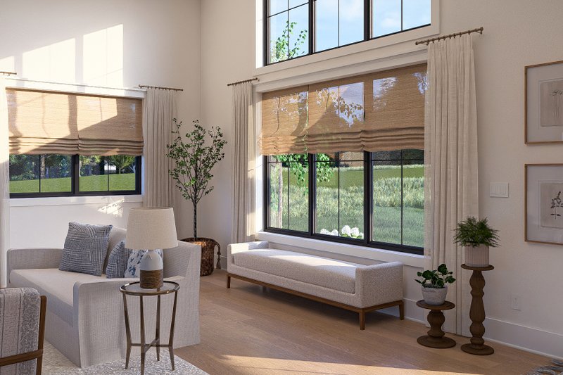 House Blueprint - Interior - Family Room for Barndominium House Plan #455-769 - 3 bed, 2.5 bath