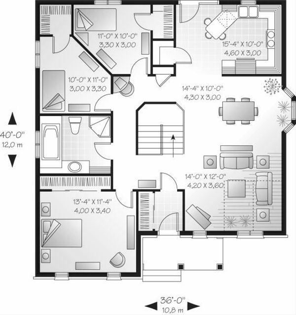 Dream House Plan - Floor Plan - Main Floor Plan #23-690