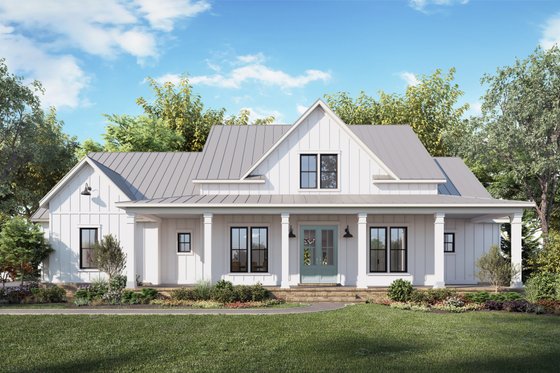 Exterior - Other Elevation for Farmhouse House Plan #1074-30 - 4 bed, 3 bath
