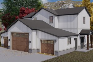 Farmhouse Exterior - Front Elevation Plan #1060-118