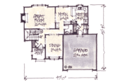 European Style House Plan - 4 Beds 2.5 Baths 2363 Sq/Ft Plan #20-251 