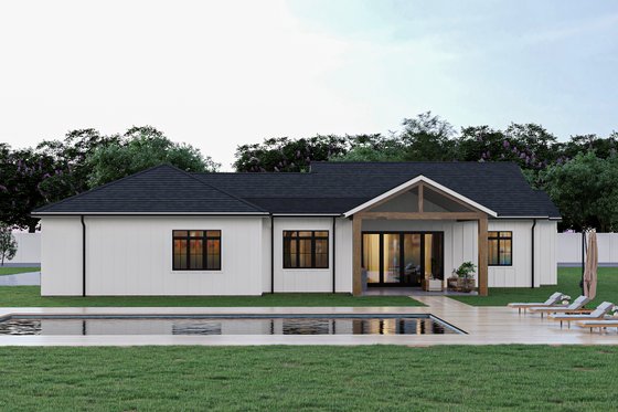 Exterior - Other Elevation 1 for Farmhouse House Plan #1112-13 - 3 bed, 2.5 bath