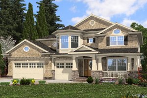 Traditional Exterior - Front Elevation Plan #132-569