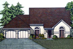 Traditional Exterior - Front Elevation Plan #45-324