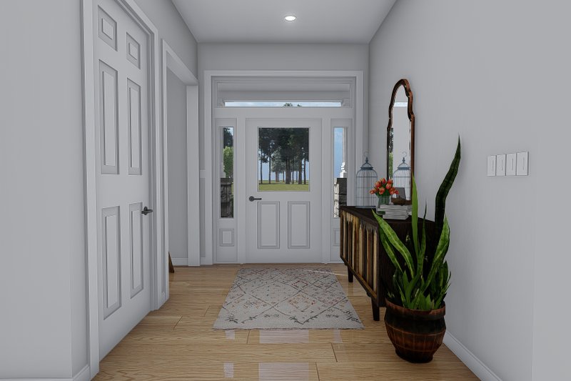 Home Plan - Interior - Entry for Craftsman House Plan #1060-53 - 3 bed, 2.5 bath