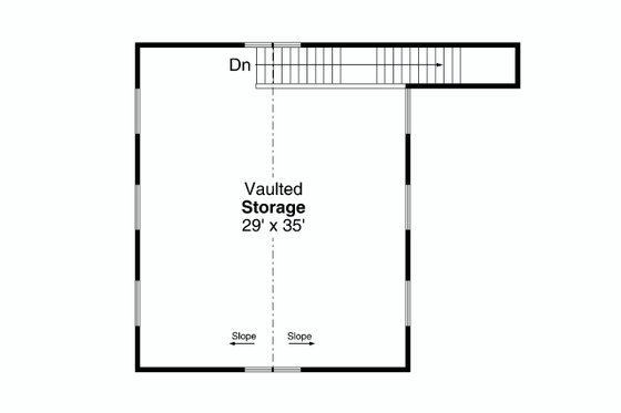 Floor Plan - Upper Floor for Country House Plan #124-1241, 0 bath