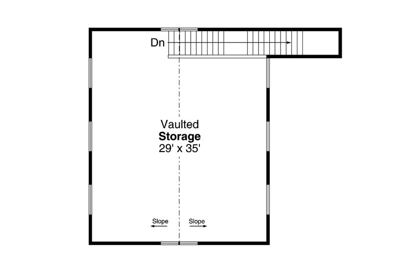 Architectural House Design - Floor Plan - Upper Floor for Country House Plan #124-1241, 0 bath