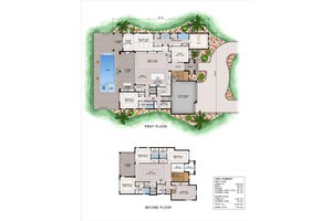 Floor Plan - Main Floor for Contemporary House Plan #1083-28 - 6 bed, 5.5 bath