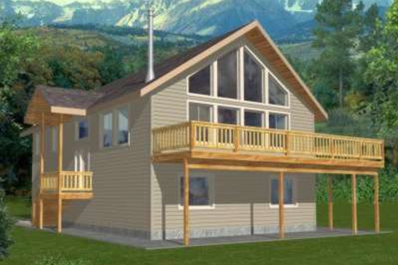 Home Plan - Modern Exterior - Front Elevation Plan #117-469