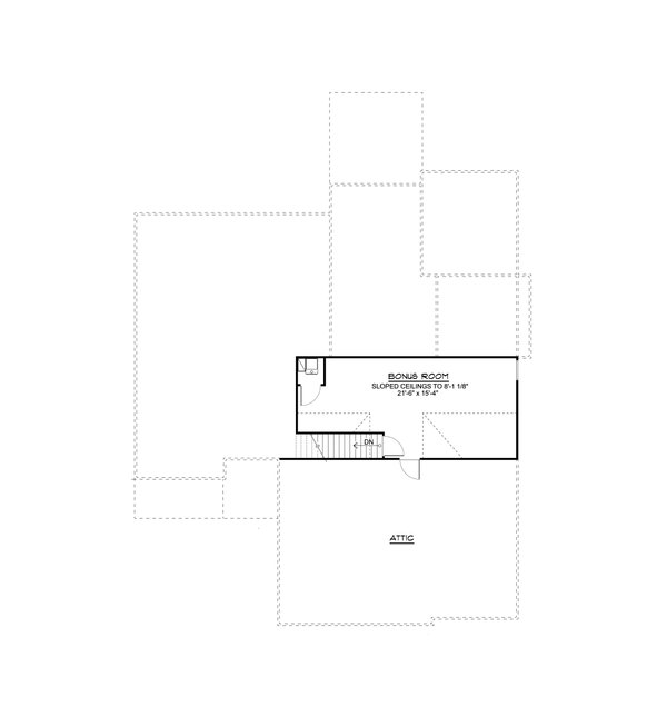 House Plan Design - Farmhouse Floor Plan - Upper Floor Plan #1064-151