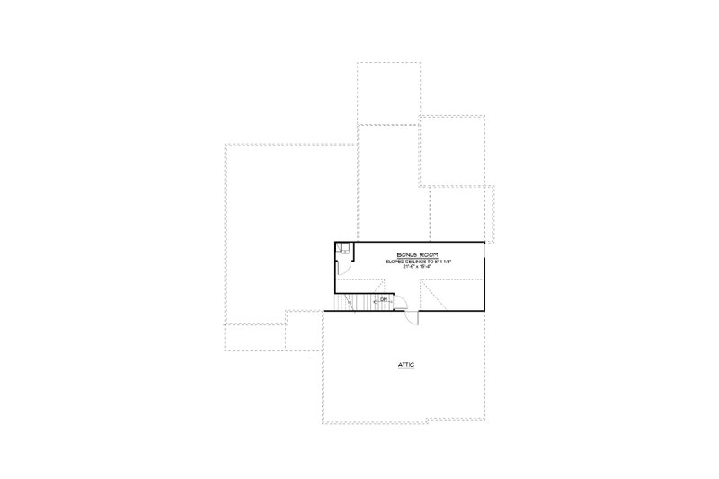 Dream House Plan - Floor Plan - Upper Floor for Farmhouse House Plan #1064-151 - 3 bed, 2.5 bath