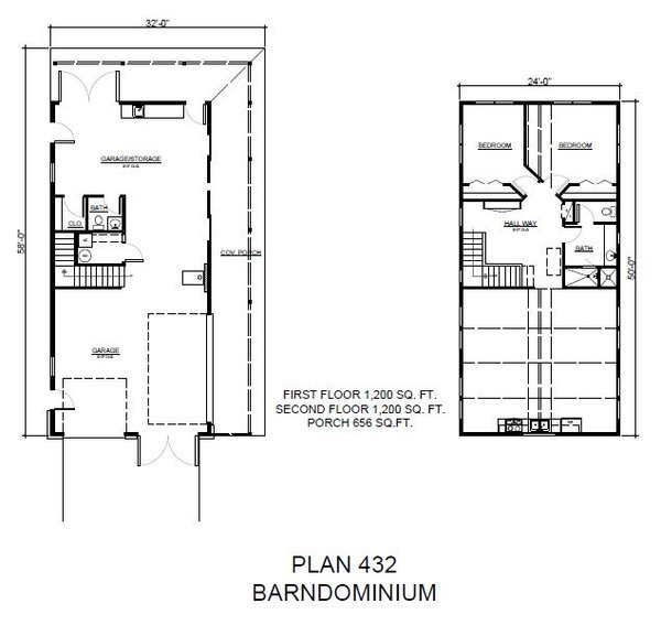 House Blueprint - Farmhouse Floor Plan - Other Floor Plan #140-197