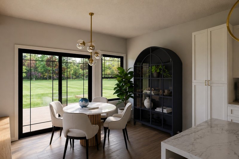 Architectural House Design - Interior - Dining Room for Country House Plan #1064-475 - 3 bed, 2 bath