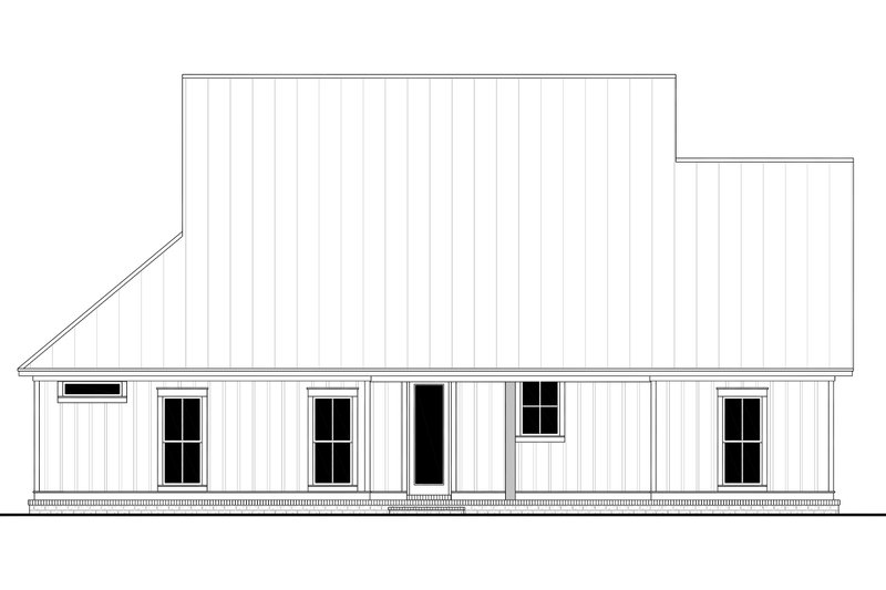 House Blueprint - Exterior - Rear Elevation 1 for Farmhouse House Plan #430-264 - 3 bed, 2.5 bath