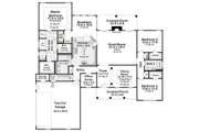 Farmhouse Style House Plan - 3 Beds 2.5 Baths 2401 Sq/Ft Plan #21-549 Floor 