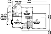 Traditional Style House Plan - 3 Beds 1 Baths 2332 Sq/Ft Plan #25-4795 