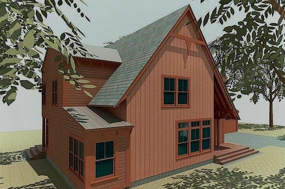 Exterior - Other Elevation for Cabin House Plan #925-1 - 3 bed, 2.5 bath