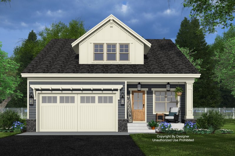 Home Plan - Exterior - Front Elevation 5 for Craftsman House Plan #51-1553 - 5 bed, 4 bath