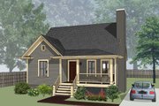 Cottage Style House Plan - 3 Beds 2.5 Baths 1289 Sq/Ft Plan #79-155 