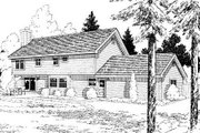 Colonial Style House Plan - 4 Beds 2.5 Baths 2224 Sq/Ft Plan #312-449 