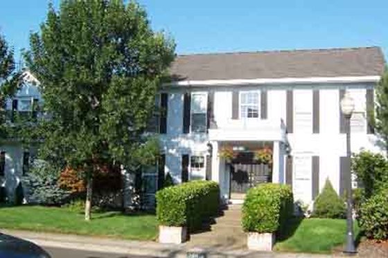 Exterior - Front Elevation for Colonial House Plan #130-128 - 3 bed, 2.5 bath