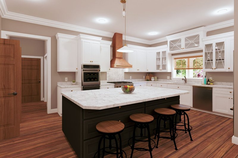 Home Plan - Interior - Kitchen 1 for Barndominium House Plan #44-291 - 3 bed, 2.5 bath