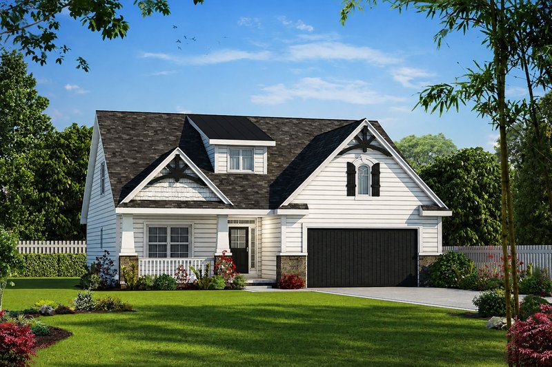 Dream House Plan - Exterior - Front Elevation 5 for Cottage House Plan #20-2315 - 4 bed, 3 bath
