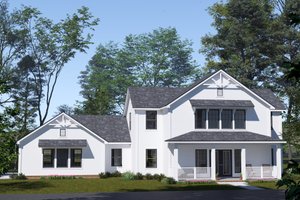 House Blueprint - Farmhouse Exterior - Front Elevation Plan #513-2333