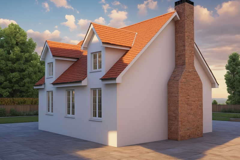 Dream House Plan - Exterior - Other Elevation 1 for Tudor House Plan #542-7 - 2 bed, 1 bath
