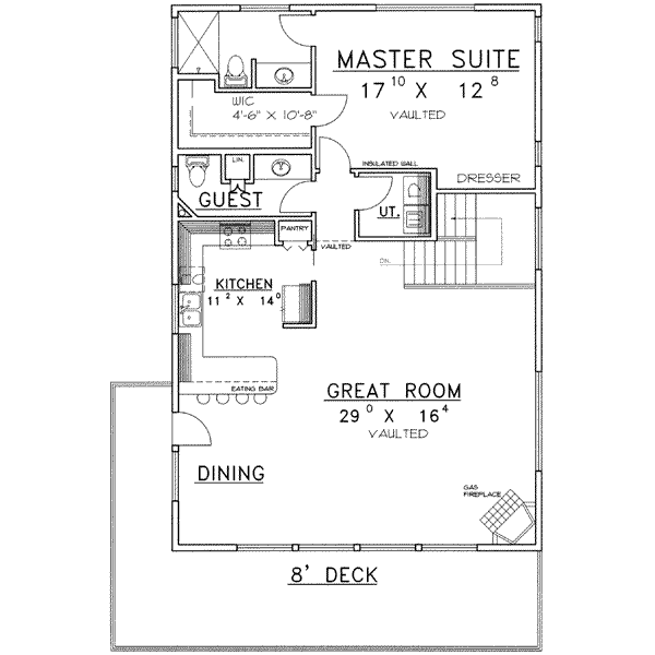 Dream House Plan - Traditional Floor Plan - Main Floor Plan #117-328