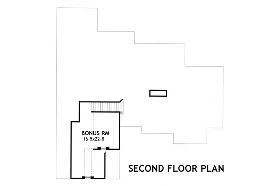 Floor Plan - Other Floor for Craftsman House Plan #120-176 - 4 bed, 2 bath