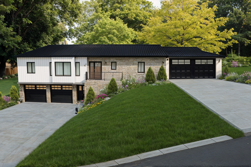 House Blueprint - Photo 3 for Contemporary House Plan #1109-25 - 3 bed, 2 bath