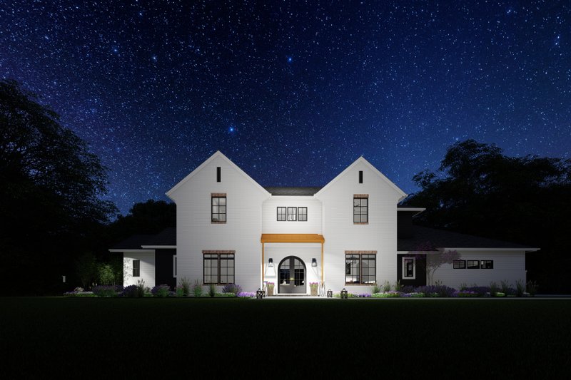 House Blueprint - Exterior - Front Elevation 5 for Traditional House Plan #1069-35 - 4 bed, 4.5 bath