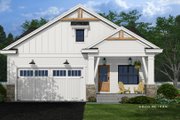Farmhouse Style House Plan - 3 Beds 2 Baths 1319 Sq/Ft Plan #51-1328 